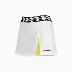 Spódniczka tenisowa damska Diadora L. SKIRT. Białe spódnice damskie Diadora, l, bez wzorów, z elastanu, klasyczne, z standardowym stanem. Za 119.00 zł.