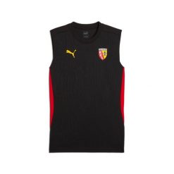 Koszulka domowa RC Lens SL 2024/25. Czarne buty sportowe męskie Puma, l, bez wzorów, ze lnu, bez kołnierzyka, bez ramiączek, na fitness i siłownię. W wyprzedaży za 179.15 zł.