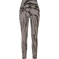 Legginsy Damskie Z Bawełny Tie Dye Z Wysokimi Stanami. Czarne legginsy damskie Urban Classics, xl, bez wzorów, z bawełny, z podwyższonym stanem, trekkingowe. Za 137.99 zł.