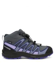 Salomon Trekkingi Xa Pro V8 Mid Waterproof L47857300 Szary. Szare trekkingi damskie Salomon, trekkingowe. Za 369.99 zł.