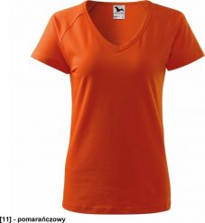 MALFINI Dream 128 - ADLER - Koszulka damska, 180 g/m, - pomarańczowy 2XL. Brązowe t-shirty damskie Malfini, m, bez wzorów, bez kołnierzyka. Za 34.65 zł.