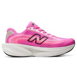 Buty damskie New Balance Fresh Foam Ellipse v1 Breathe WELPS54J – różowe. Czerwone obuwie sportowe damskie New Balance, bez wzorów, do biegania. Za 649.99 zł.