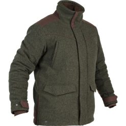Kurtka myśliwska Solognac 900 wełna. Brązowe kurtki męskie SOLOGNAC, s, bez wzorów, z wełny, sportowe, bez kaptura. Za 699.99 zł.