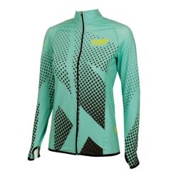 Bluza damska do biegania rozpinana EXTREME HOBBY HALFTONE. Zielone bluzy damskie EXTREME HOBBY, na jesień, s, bez wzorów, z materiału, bez kaptura. Za 199.00 zł.
