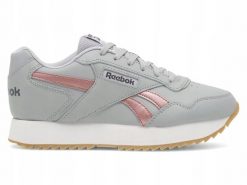 Buty Damskie Reebok Glide Ripple Sportowe Skórzane. Szare obuwie sportowe damskie Reebok, bez wzorów, z gumy, trekkingowe. Za 333.00 zł.