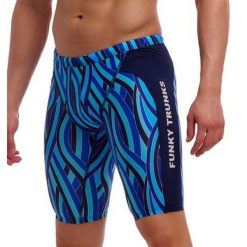 Spodenki do pływania Jammery Funky Trunks Snork City. Niebieskie kąpielówki męskie FUNKY TRUNKS, m, bez wzorów, do pływania. Za 219.00 zł.