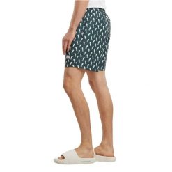 Szorty kąpielowe Urban Classics Pattern. Zielone kąpielówki męskie Urban Classics, m, bez wzorów, krótkie. Za 175.50 zł.