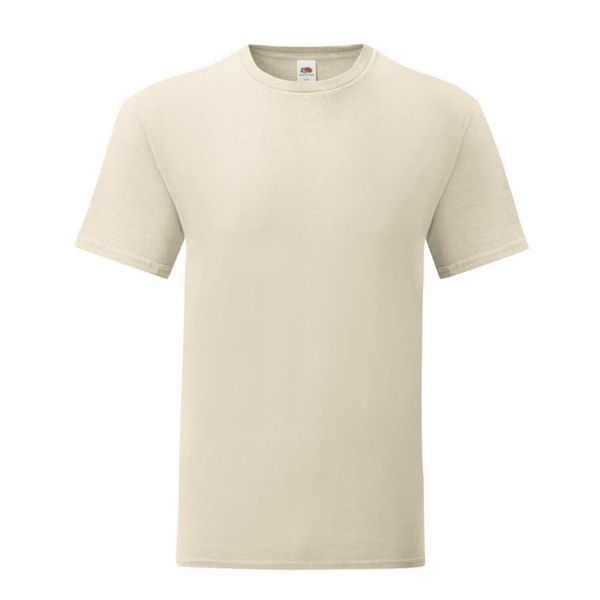 Męska Koszulka Iconic 150. Brązowe koszulki sportowe męskie Fruit of the Loom, m, bez wzorów, bez kołnierzyka, bez ramiączek, trekkingowe. Za 25.99 zł.