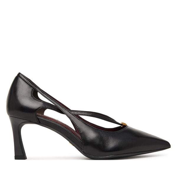 Szpilki Tamaris. Czarne szpilki damskie Tamaris, bez wzorów, bez obcasa, bez zapięcia. Za 340.99 zł.