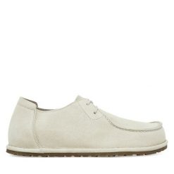 Półbuty Birkenstock. Szare półbuty na co dzień męskie Birkenstock, bez zapięcia. Za 469.99 zł.