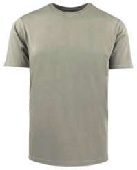 Męski T-Shirt -Brave Soul- Delikatny Efekt Sprania Tkaniny - Szałwiowy. Zielone t-shirty męskie Brave Soul, na lato, l, bez wzorów, z bawełny, casualowe, bez kołnierzyka. Za 59.00 zł.