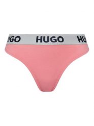 HUGO Stringi 50469651 Różowy. Czerwone stringi damskie Hugo, xs, bez wzorów, z bawełny. Za 69.99 zł.