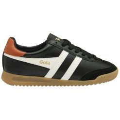 Damskie skórzane buty sportowe Gola Torpedo Leather. Białe obuwie sportowe damskie Gola, bez wzorów. Za 468.00 zł.