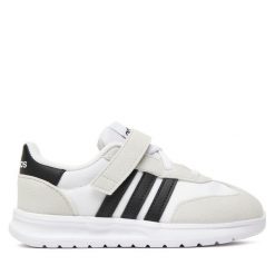 Sneakersy adidas. Niebieskie trampki i tenisówki chłopięce Adidas, bez wzorów, bez zapięcia. Za 199.99 zł.