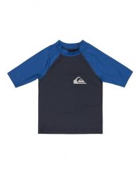 Koszulka z krótkim rękawem UPF 50 dla Chłopcy EVERYDAY UPF50 Niebieski. Niebieskie t-shirty dla chłopców Quiksilver, bez wzorów, z elastanu, bez ramiączek. Za 76.99 zł.