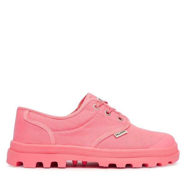 Trampki Palladium. Czerwone trampki i tenisówki damskie Palladium, bez wzorów, bez zapięcia. Za 303.99 zł.