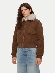 Save The Duck Kurtka bomber D32011W VELY19 Brązowy Regular Fit. Brązowe kurtki damskie SAVE THE DUCK, bez wzorów, z syntetyku, bez kaptura. Za 1,019.00 zł.
