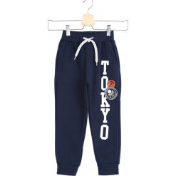 Granatowe Spodnie Dresowe Tokyo Boy. Niebieskie spodnie sportowe dla chłopców Born2be, z dresówki. Za 29.99 zł.