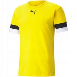 Męska Koszulka TeamRise. Żółte koszulki sportowe męskie Puma, m, bez wzorów, bez kołnierzyka, bez ramiączek, trekkingowe. Za 100.99 zł.