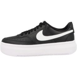Tenisówki Nike Model Court Vision Alta Ltr Kolor Czarny. Białe trampki i tenisówki damskie Nike, bez wzorów, z materiału, sportowe, bez zapięcia. Za 486.00 zł.
