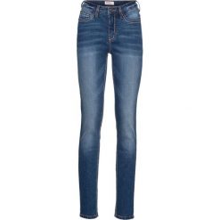 Dżinsy "authentik-stretch" SKINNY bonprix niebieski. Niebieskie jeansy damskie bonprix. Za 89.99 zł.