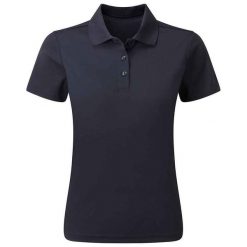 Damska Koszulka Polo Z Trwałego Materiału Barwionego Przędzą. Niebieskie koszulki sportowe damskie PREMIER, xl, bez wzorów, bez kołnierzyka, bez ramiączek. Za 75.99 zł.