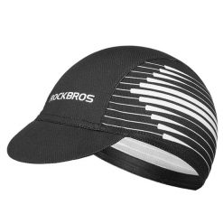 Czapka kolarska Rockbros z daszkiem. Czarne czapki i kapelusze męskie ROCKBROS, bez wzorów, sportowe. Za 49.99 zł.