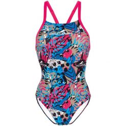 Damski strój kąpielowy jednoczęściowy Aquafeel Motion Back. Kostiumy jednoczęściowe damskie Aquafeel, bez wzorów. Za 129.99 zł.