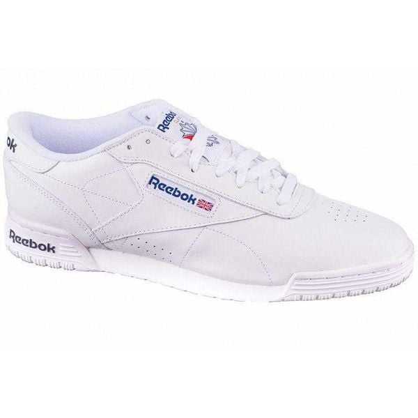 Trampki Męskie Logo Exofit. Białe trampki męskie Reebok, bez wzorów, z gumy, bez zapięcia. Za 229.00 zł.