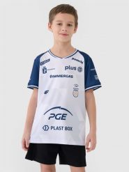 4F Koszulka meczowa replika domowa z sezonu 2024/25 dziecięca 4F x PGE Projekt Warszawa - multikolor 158/164 (12-14 lat). Bluzki dla dziewczynek 4f, bez wzorów, z dzianiny, bez kołnierzyka, bez ramiączek. Za 169.99 zł.