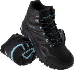 Buty trekkingowe damskie Hi-Tec Hedon Mid czarno-niebieskie r. 36. Czarne trekkingi damskie Hi-tec. Za 204.98 zł.