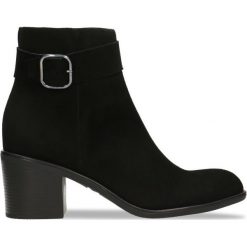 Botki YOKO. Czarne botki damskie Gino Rossi, ze skóry, eleganckie. W wyprzedaży za 377.94 zł.