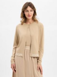 JOOP! Kardigan - Kona Kobiety beżowy, 34. Brązowe kardigany damskie JOOP!, bez wzorów, z jeansu. Za 429.95 zł.