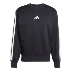 Bluza adidas Essentials Three Stripes. Czarne bluzy męskie Adidas, xl, bez wzorów, z materiału, bez kaptura. Za 230.70 zł.
