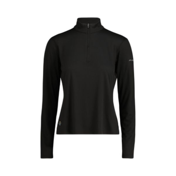 Damska bluzka z długim rękawem Kathmandu Seeker 1/4 Zip. Czarne bluzki damskie KATHMANDU, bez wzorów, bez kołnierzyka, bez ramiączek. Za 212.50 zł.