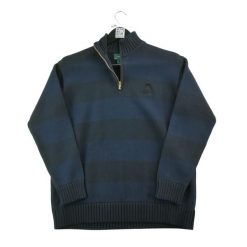 Sweter damski w kolorze granatowym. Niebieskie swetry damskie Ralph Lauren, l, bez wzorów, eleganckie, bez kołnierzyka, bez ramiączek, bez kaptura. Za 102.20 zł.