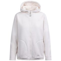 Damska Bluza Polarowa Backstay. Białe bluzy sportowe damskie Trespass, bez wzorów, z polaru, bez kaptura, trekkingowe. Za 226.99 zł.