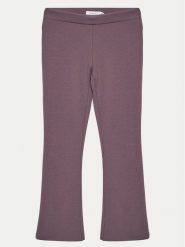 NAME IT Spodnie materiałowe 13177337 Fioletowy Bootcut Fit. Fioletowe spodnie materiałowe dla dziewczynek Name it, bez wzorów, z materiału. Za 99.99 zł.
