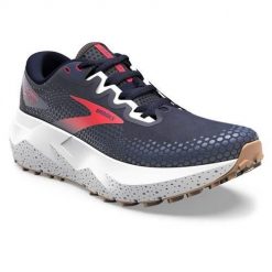 Buty do biegania damskie Brooks Caldera 6. Niebieskie obuwie sportowe damskie Brooks, bez wzorów, z materiału, do biegania. Za 859.99 zł.