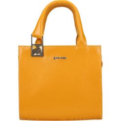 Shopper Bag HAMBURG. Pomarańczowe torebki shopper damskie Gino Rossi, z motywem zwierzęcym. W wyprzedaży za 299.90 zł.