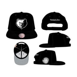 Czapka typu snapback Mitchell & Ness Evergreen Memphis Grizzlies. Czarne czapki i kapelusze męskie Mitchell & Ness, bez wzorów, eleganckie. Za 198.50 zł.