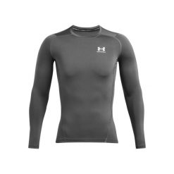 Dżersej z długim rękawem Under Armour HeatGear®. Białe bluzy męskie Under Armour, bez wzorów, z dżerseju, bez kaptura. Za 222.50 zł.