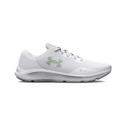 Buty biegowe damskie Under Armour W Charged Pursuit 3 Twist. Białe obuwie sportowe damskie Under Armour, bez wzorów, do biegania. Za 199.99 zł.