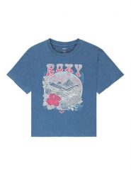 Roxy T-Shirt Eve Washed ERGZT04137 Niebieski Oversize. Niebieskie t-shirty i topy dla dziewczynek Roxy, bez wzorów, z bawełny, bez ramiączek. Za 129.99 zł.