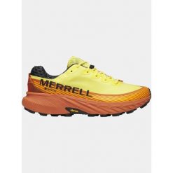 Męskie buty do biegania w terenie Merrell Agility Peak 5 GTX. Brązowe buty sportowe męskie Merrell, bez zapięcia, do biegania. Za 689.99 zł.