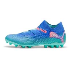 Buty piłkarskie Puma Future 7 Ultimate. Niebieskie buty sportowe męskie Puma, bez zapięcia, do piłki nożnej. W wyprzedaży za 672.40 zł.