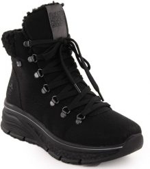 Buty trekkingowe damskie Rieker Wodoodporne trapery damskie ocieplane czarne Rieker 48034-00 37. Czarne śniegowce i trapery damskie Rieker. Za 324.42 zł.