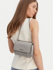 MICHAEL Michael Kors Torebka Claire 32T4SC7C1T Szary. Szare torebki do ręki damskie MICHAEL Michael Kors, bez wzorów, ze skóry, bez dodatków. Za 1,018.99 zł.