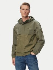 Calvin Klein Jeans Wiatrówka LV04RG503G Zielony ciemny Relaxed Fit. Zielone kurtki męskie Calvin Klein Jeans, m, bez wzorów, z jeansu, bez kaptura. Za 699.99 zł.