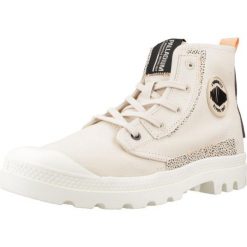Buty PALLADIUM PAMPA UNDERLAYER Biały. Białe obuwie sportowe damskie Palladium, bez wzorów, z tkaniny, trekkingowe. Za 429.99 zł.